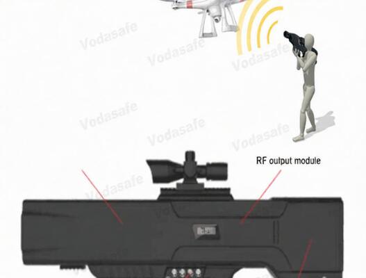 কেনা 1500m বড় কভারেজ ড্রোন আরএফ জ্যামার, ডাইরেক্টাল ড্রোন Jammer জলরোধী online manufacture