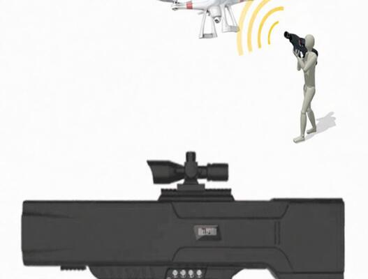 কেনা ওয়াইফাই 2.4GHz 5.8GHz GPSL1 এর জন্য 55W লিথিয়াম ব্যাটারি ড্রোন সিগন্যাল জ্যামার 800-1000m online manufacture