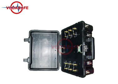 Rechargeable Battery Mobile Phone Signal Jammer 300W Working For Dangerous Signals